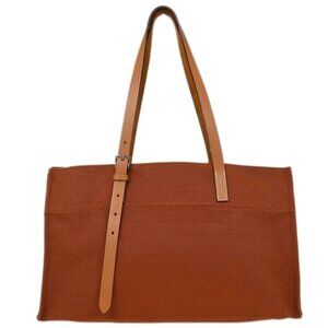 Hermes Brown Canvas Etriviere Elan Tote Bag AR□O 115691